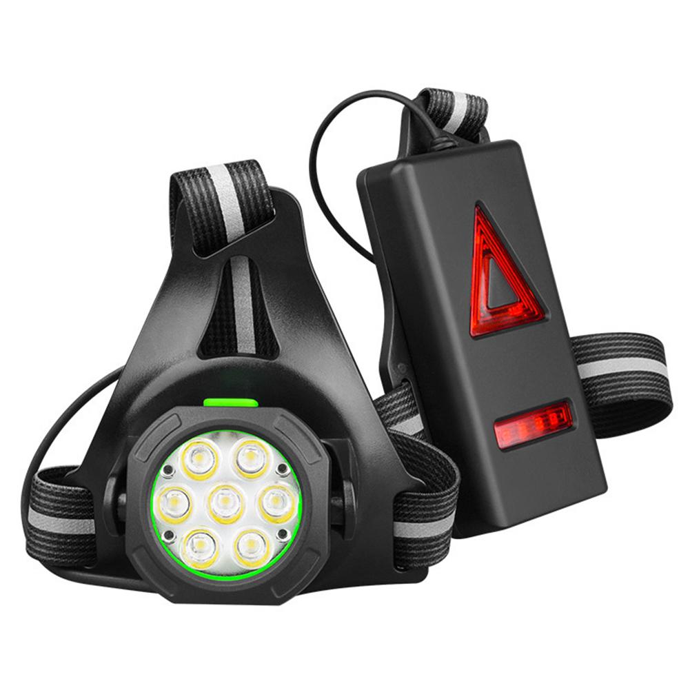 LED Night Running Light Adjustable Ultra Bright Safety Lamp 2000mAh Lightweight Chest Run Light 360LM for Camping Hiking Running чорний
LED Night Running Light Adjustable Ultra Bright Safety Lamp 2000mAh Lightweight Chest Run Light 360LM for Camping Hiking Running чорний