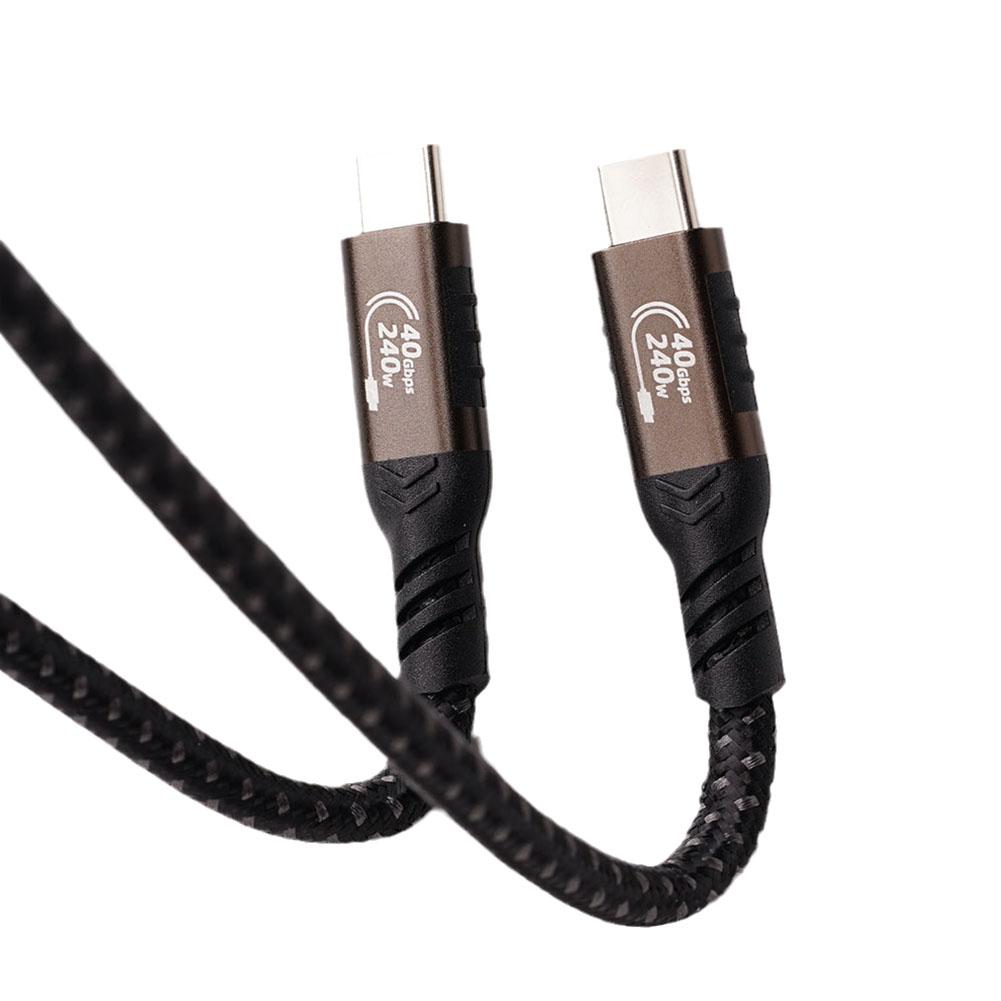 240W Charger for Thunderbolt 4 Cable 8K USB 4 Cable Full Feature Type C 40Gbps Dual 8K Video Cord For Thunderbolt 4 Cable 0.2m
240W Charger for Thunderbolt 4 Cable 8K USB 4 Cable Full Feature Type C 40Gbps Dual 8K Video Cord For Thunderbolt 4 Cable 0.2m