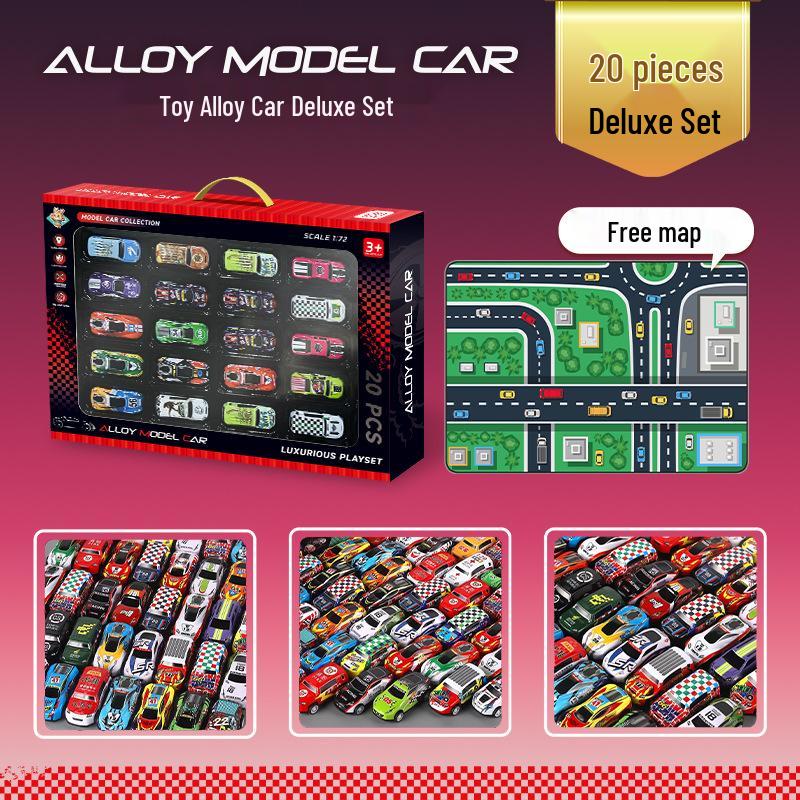 Набор из 50 инерционных литых игрушечных машинок - Идеальный подарок на день рождения для мальчиков
Набор из 50 инерционных литых игрушечных машинок - Идеальный подарок на день рождения для мальчиков