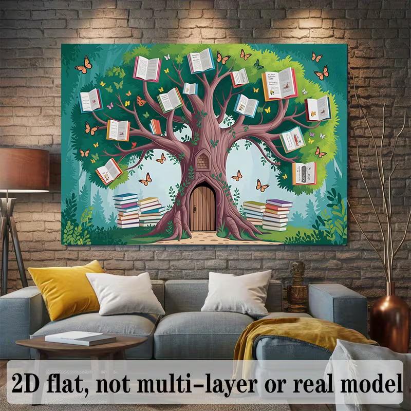 2D Bookworm Party Backdrop, Enchanted Book Tree and Forest Door for Kids Photoshoot 47.2x31.5inch/120*80cm
2D Bookworm Party Backdrop, Enchanted Book Tree and Forest Door for Kids Photoshoot 47.2x31.5inch/120*80cm