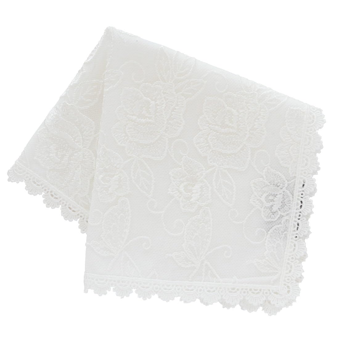 Кружевной носовой платок ANNA SUI с вышивкой розы (белый) 001199-0001-02
Кружевной носовой платок ANNA SUI с вышивкой розы (белый) 001199-0001-02