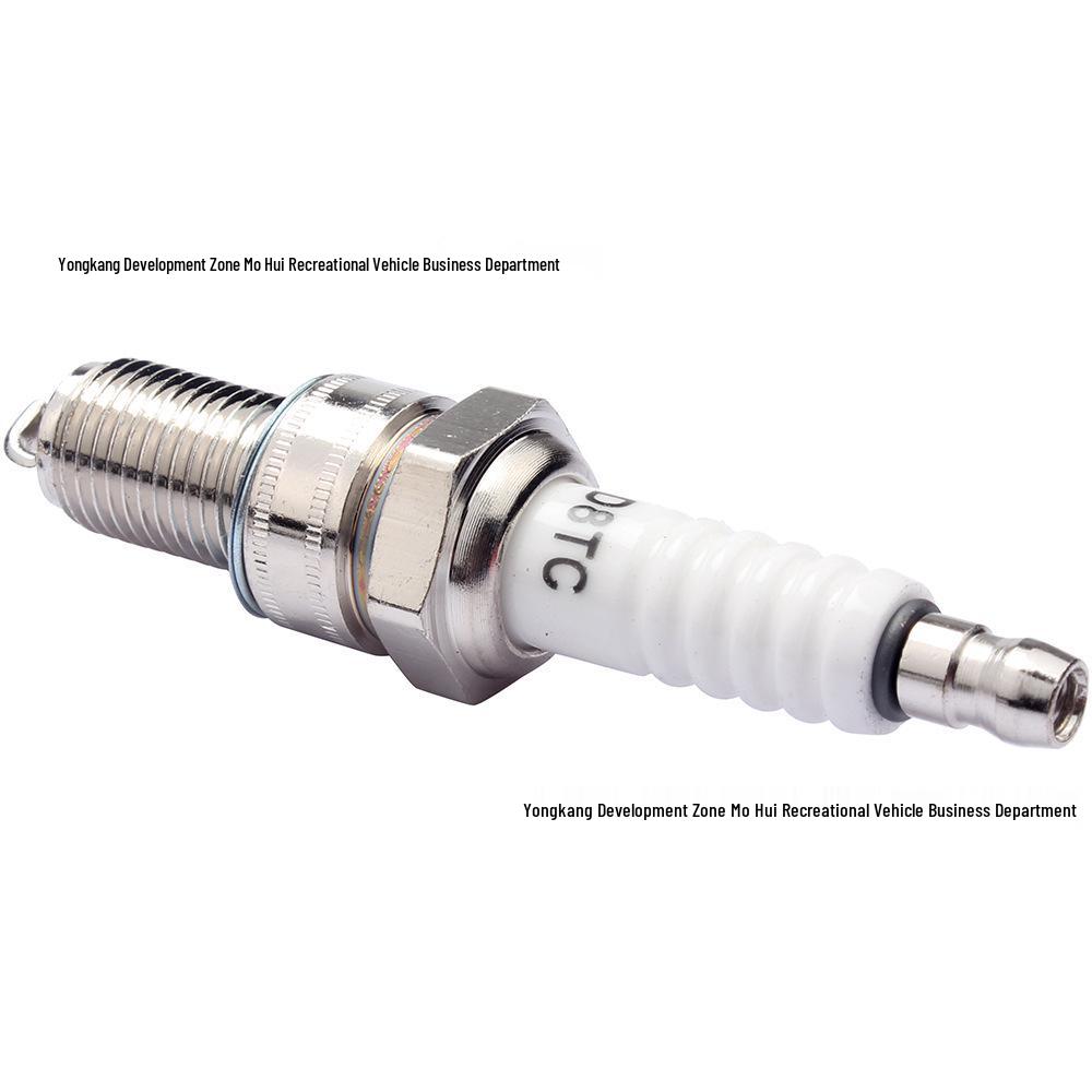 White D8TC Spark Plug for Off-road, ATV, Beach & Street Bikes (CG125/150/250CC) Motorcycle Spark Plug
White D8TC Spark Plug for Off-road, ATV, Beach & Street Bikes (CG125/150/250CC) Motorcycle Spark Plug