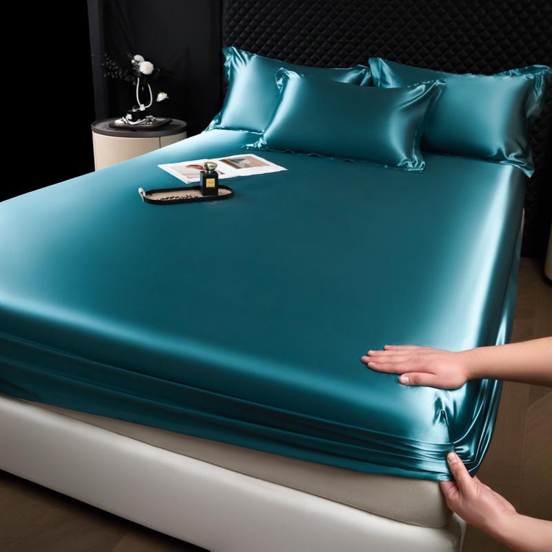 30 Momme Heavy-Weight Pure Mulberry Silk Fitted Sheet, Single Piece Bed Cover & Tencel Mattress Protector 120x200cm【One Piece Fitted Sheet】
30 Momme Heavy-Weight Pure Mulberry Silk Fitted Sheet, Single Piece Bed Cover & Tencel Mattress Protector 120x200cm【One Piece Fitted Sheet】
