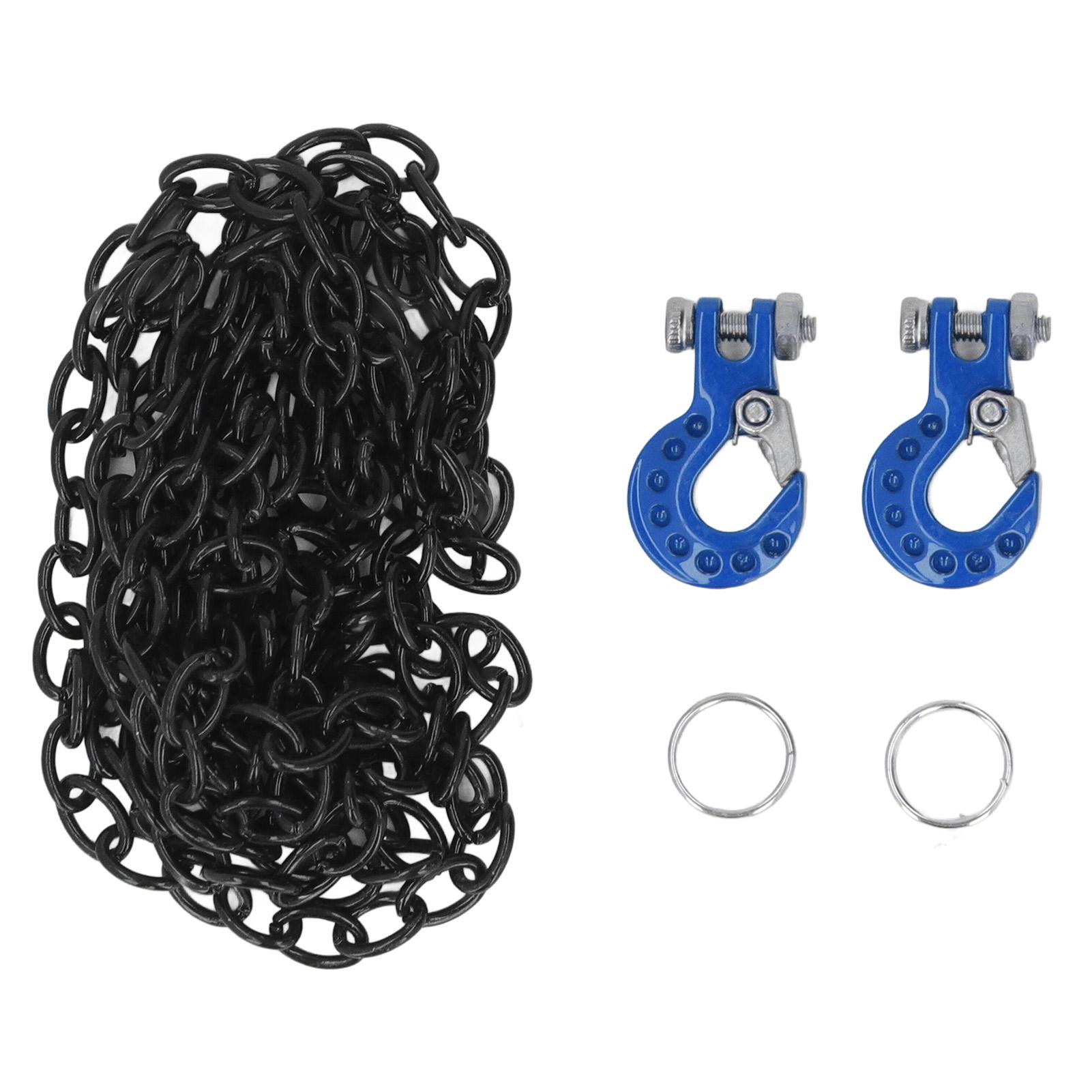 RC Car Tow Hook Trailer Chain Set Upgrade Part Decoration Fit for SCX10 D90 110 RC Crawler Truck
RC Car Tow Hook Trailer Chain Set Upgrade Part Decoration Fit for SCX10 D90 110 RC Crawler Truck