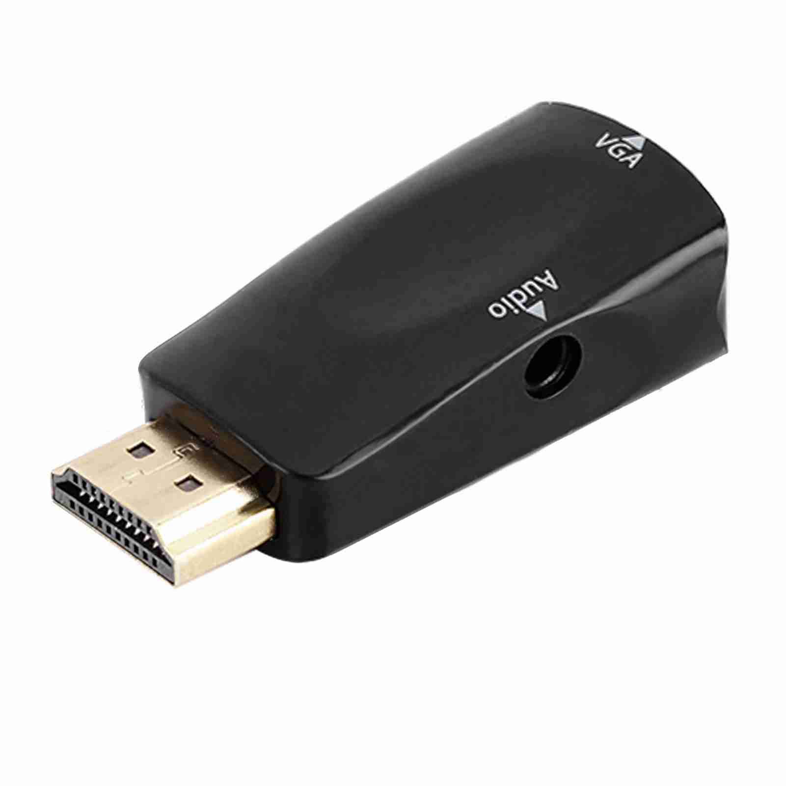 HD 1080P HDMI Female to VGA Female Converter Adapter with 3.5mm Audio Output Cable чорний
HD 1080P HDMI Female to VGA Female Converter Adapter with 3.5mm Audio Output Cable чорний