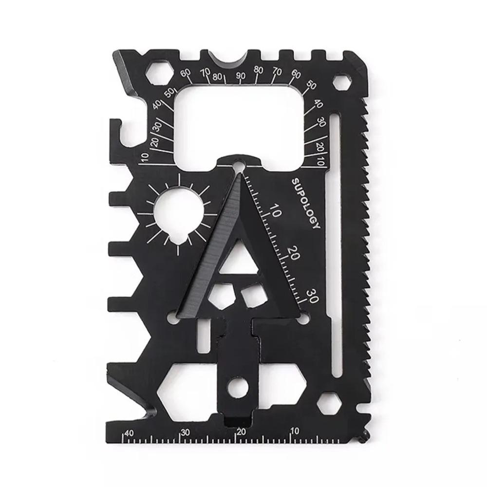 Черная 18-в-1 EDC открывалка для бутылок 18-в-1 Маленький гаечный ключ Новый консервный нож Открытый
Черная 18-в-1 EDC открывалка для бутылок 18-в-1 Маленький гаечный ключ Новый консервный нож Открытый