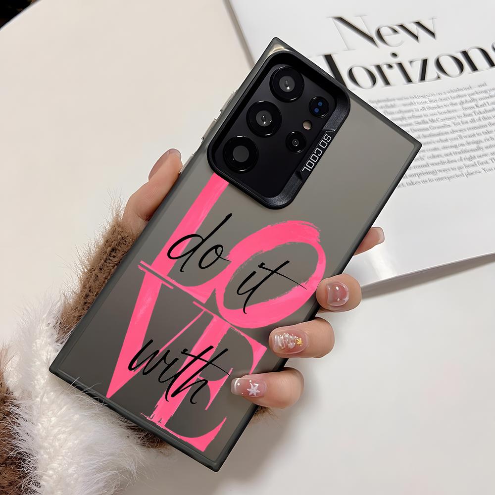 Love Art Phone Case For Samsung Galaxy S25 Edge S24 S23 S22 S21 S20 Ultra Funda Silicone Silver Cover Galaxy S23 Ultra
Love Art Phone Case For Samsung Galaxy S25 Edge S24 S23 S22 S21 S20 Ultra Funda Silicone Silver Cover Galaxy S23 Ultra