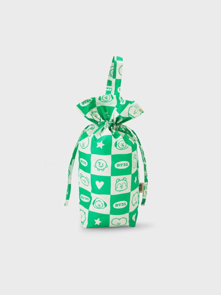 Line Friends BT21 2023 F/W Travel Collection Green Reusable Bottle Bag
Line Friends BT21 2023 F/W Travel Collection Green Reusable Bottle Bag