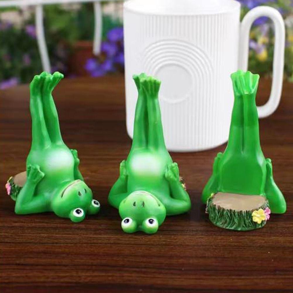 3Pcs Resin Frog Plant Pot Stand Miniature Inverted Animal Ornaments Planter Decorations 3Pcs
3Pcs Resin Frog Plant Pot Stand Miniature Inverted Animal Ornaments Planter Decorations 3Pcs