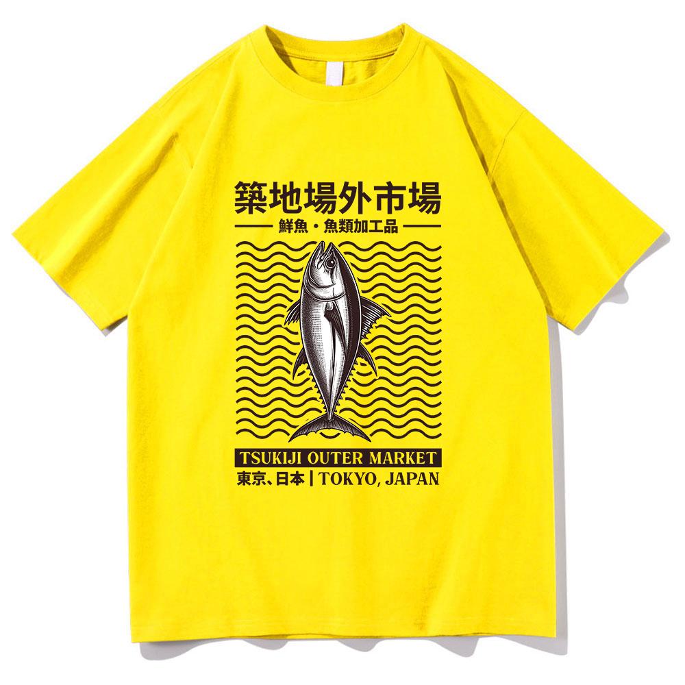Japanese Fish Tsukiji Market Funny Meme Tshirt UnisexWomen Clothing Harajuku Clothes Summer Tops Unisex Cotton Graphic T Shirts 2XL
Japanese Fish Tsukiji Market Funny Meme Tshirt UnisexWomen Clothing Harajuku Clothes Summer Tops Unisex Cotton Graphic T Shirts 2XL