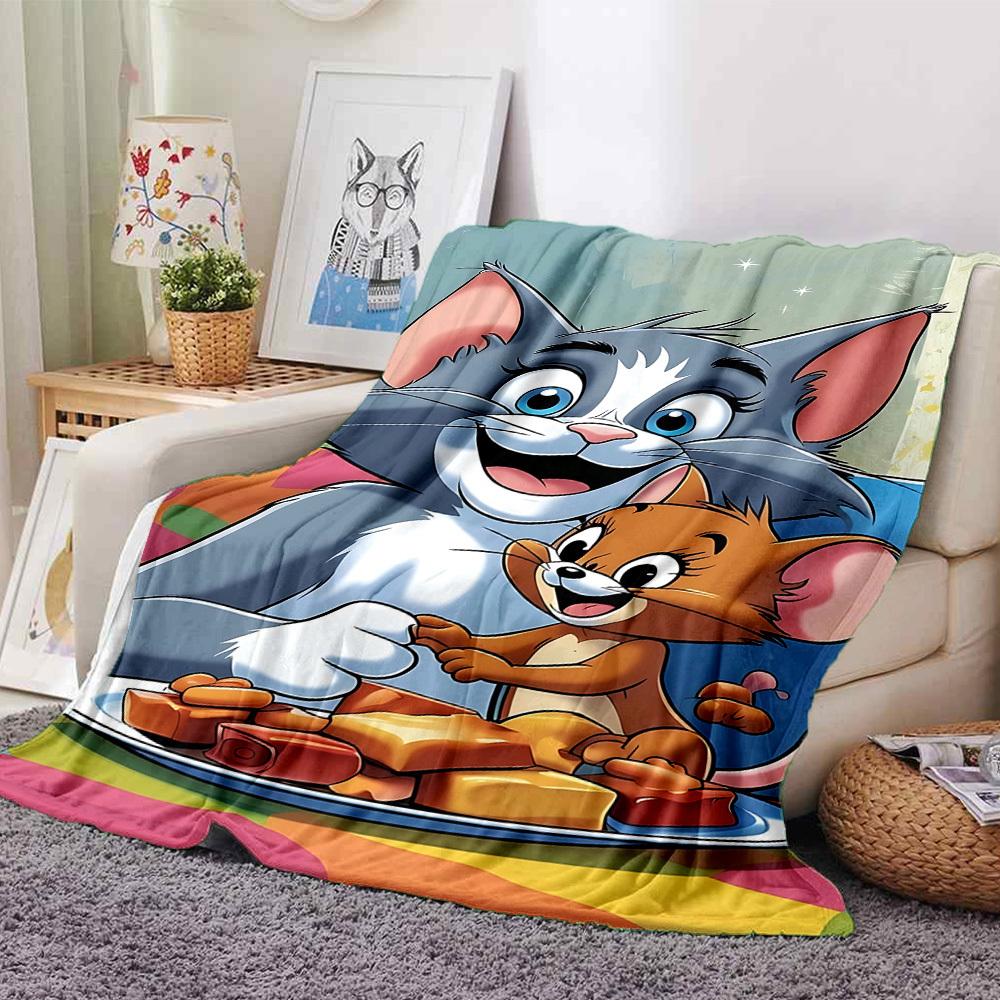 1pc cat mouse Flannel Blanket Soft Warm Throw for Home, Office, Travel, All-Season Cozy Bedding GiftL1137 80cmx120cm(31inx47in)
1pc cat mouse Flannel Blanket Soft Warm Throw for Home, Office, Travel, All-Season Cozy Bedding GiftL1137 80cmx120cm(31inx47in)
