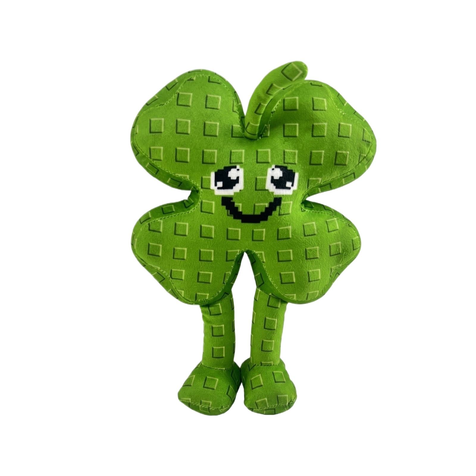 Plush Clover Toy Soft Stuffed Animal Four Leaf Clover Design with Embroidered Eyes and Smile Suitable for Kids and Collectors one size
Plush Clover Toy Soft Stuffed Animal Four Leaf Clover Design with Embroidered Eyes and Smile Suitable for Kids and Collectors one size
