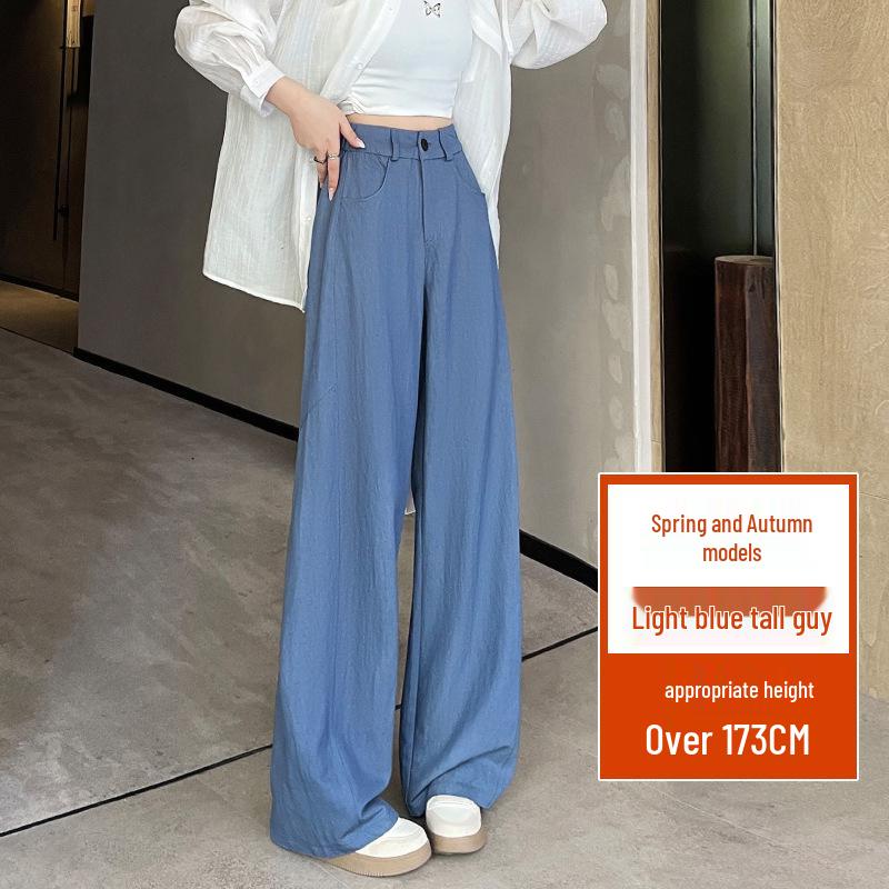 Women s Plus Size High-Waisted Faux Denim Wide-Leg Pants for Spring 2025 - Casual Blue Banana Pants 6XL
Women s Plus Size High-Waisted Faux Denim Wide-Leg Pants for Spring 2025 - Casual Blue Banana Pants 6XL