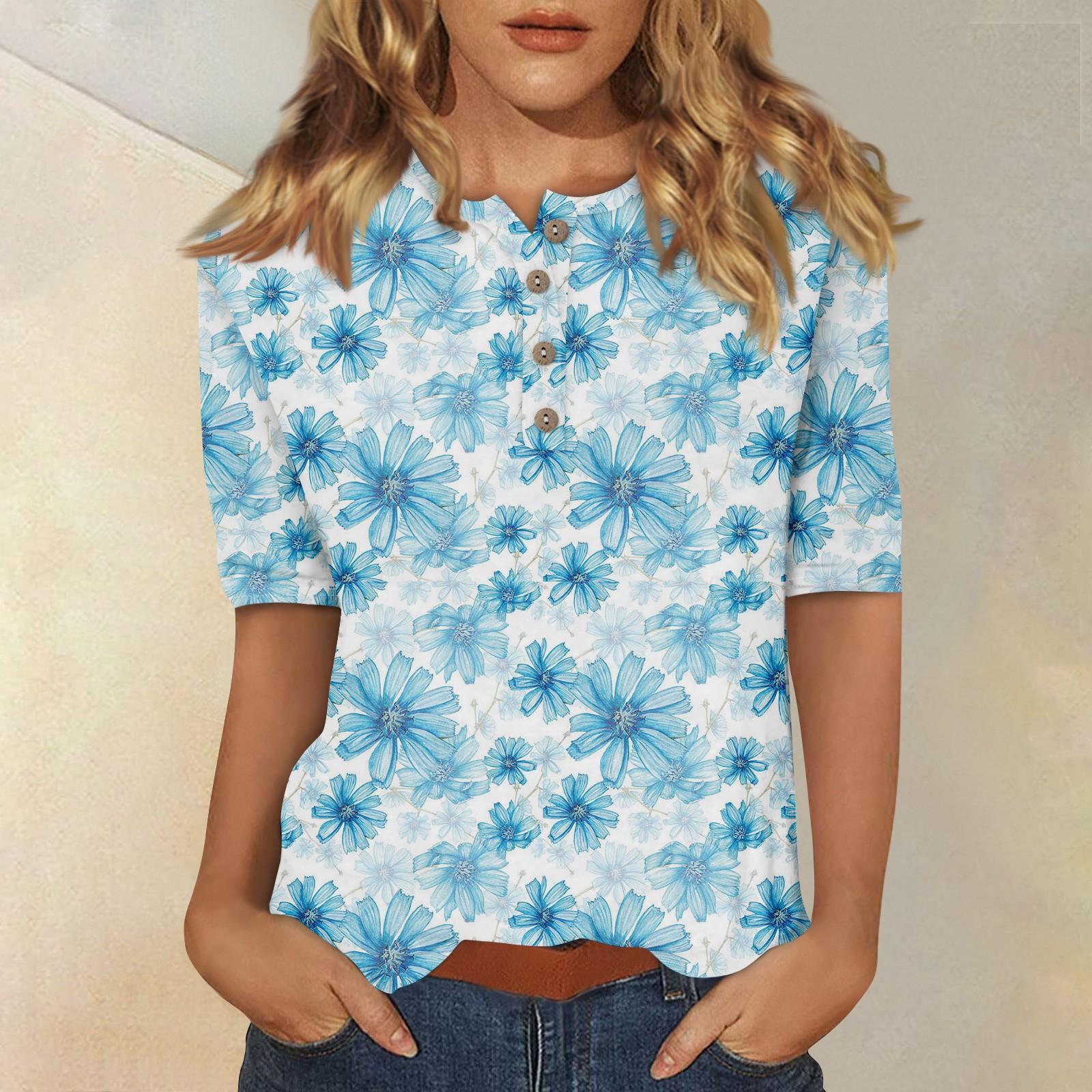 Женский повседневный топ на пуговицах с рукавом 1/2 XL небесно-голубой
Женский повседневный топ на пуговицах с рукавом 1/2 XL небесно-голубой