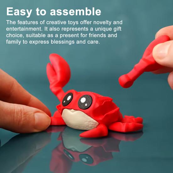 Yousheng 3D Printed Crab Ornament Magnetic Crab Toy with Flexible Ball-Jointed Arm Collectible Desktop Pet Crab Fidget Toy Gift for Kids Adults красный
Yousheng 3D Printed Crab Ornament Magnetic Crab Toy with Flexible Ball-Jointed Arm Collectible Desktop Pet Crab Fidget Toy Gift for Kids Adults красный
