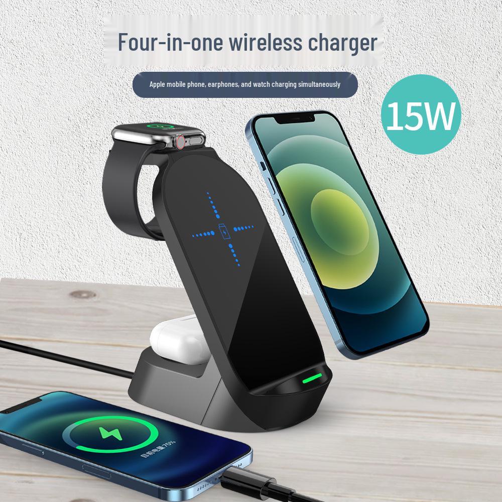 H30 4-in-1 Wireless Charger for Apple Devices: Phone, Watch & Earbuds Stand H30
H30 4-in-1 Wireless Charger for Apple Devices: Phone, Watch & Earbuds Stand H30