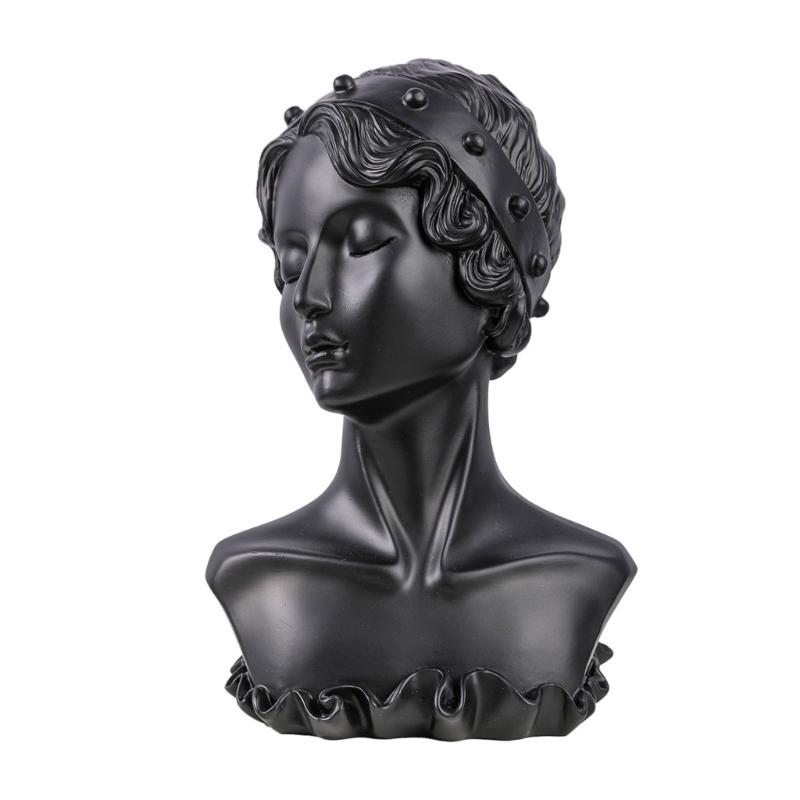 Resin Bust Mannequin for Necklace Earring Pendant Display Jewelry Stand Organizer Home Decoration Photography Props чёрный
Resin Bust Mannequin for Necklace Earring Pendant Display Jewelry Stand Organizer Home Decoration Photography Props чёрный