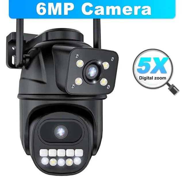 8MP 4K WIFI Dual Lens 5X Zoom PTZ IP-камера Outdoor Detection Human Security Protection CCTV Камери спостереження iCSee 6MP Camera
8MP 4K WIFI Dual Lens 5X Zoom PTZ IP-камера Outdoor Detection Human Security Protection CCTV Камери спостереження iCSee 6MP Camera