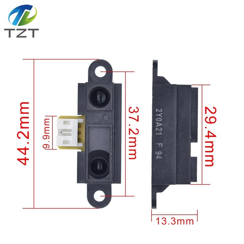 TZT GP2Y0A21YK0F GP2Y0A21 Infrared Proximity Sensor IR Analog Distance Sensor VE713 10-80cm Infrared distance sensor for arduino
TZT GP2Y0A21YK0F GP2Y0A21 Infrared Proximity Sensor IR Analog Distance Sensor VE713 10-80cm Infrared distance sensor for arduino