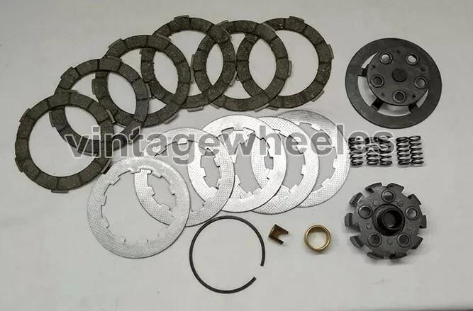 Lambretta GP PERFORMANCE 6 Plate Clutch Kit Set Includes. Bush/Plate/Spring/Bell
Lambretta GP PERFORMANCE 6 Plate Clutch Kit Set Includes. Bush/Plate/Spring/Bell
