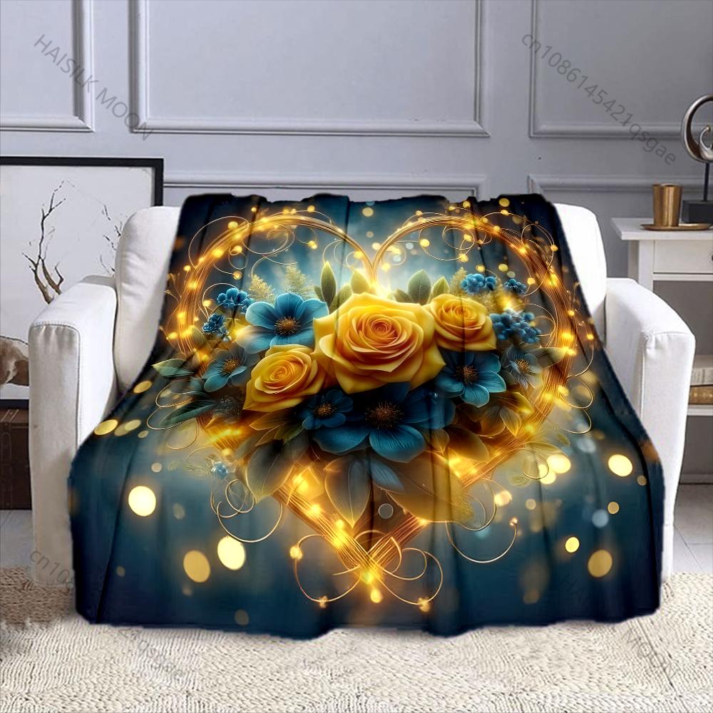Romantic Theme Yellow Roses Blanket Warm Soft Fluffy Kids and Adults Sofa Bed Throw Blanket for Home Travel Camping Gifts 75x90cm
Romantic Theme Yellow Roses Blanket Warm Soft Fluffy Kids and Adults Sofa Bed Throw Blanket for Home Travel Camping Gifts 75x90cm