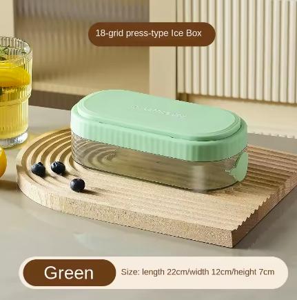 Silicone Ice Moulds with Lid 18 Grid Soft Bottom Ice Mould Square Fruit Ice Molds Tray Kitchen tools Accessories зелений
Silicone Ice Moulds with Lid 18 Grid Soft Bottom Ice Mould Square Fruit Ice Molds Tray Kitchen tools Accessories зелений