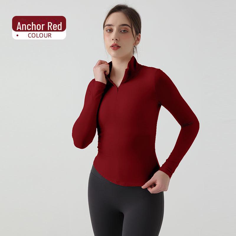 Women s Lycra Stand Collar Long Sleeve Yoga Jacket - Waist Fitness Outdoor Sports Top M
Women s Lycra Stand Collar Long Sleeve Yoga Jacket - Waist Fitness Outdoor Sports Top M