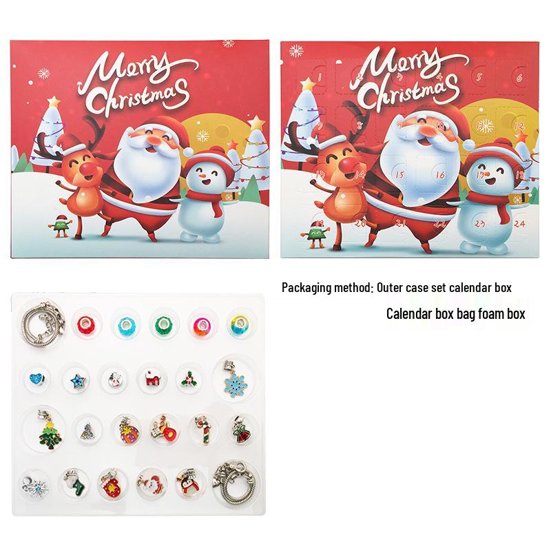 Набор-сюрприз для самостоятельного изготовления браслета с обратным отсчетом до Рождества на 24 дня для детей
Набор-сюрприз для самостоятельного изготовления браслета с обратным отсчетом до Рождества на 24 дня для детей