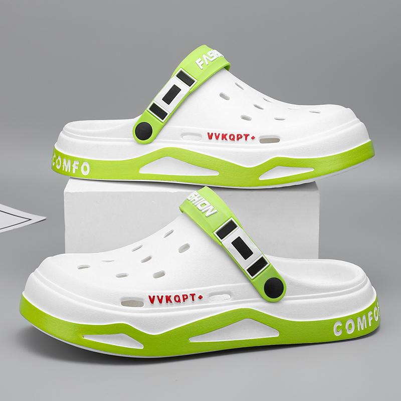 Мужские летние сабо - легкие пляжные сандалии из ЭВА, нескользящая дышащая обувь для сада/бассейна/помещения 42-43 зелёный
Мужские летние сабо - легкие пляжные сандалии из ЭВА, нескользящая дышащая обувь для сада/бассейна/помещения 42-43 зелёный