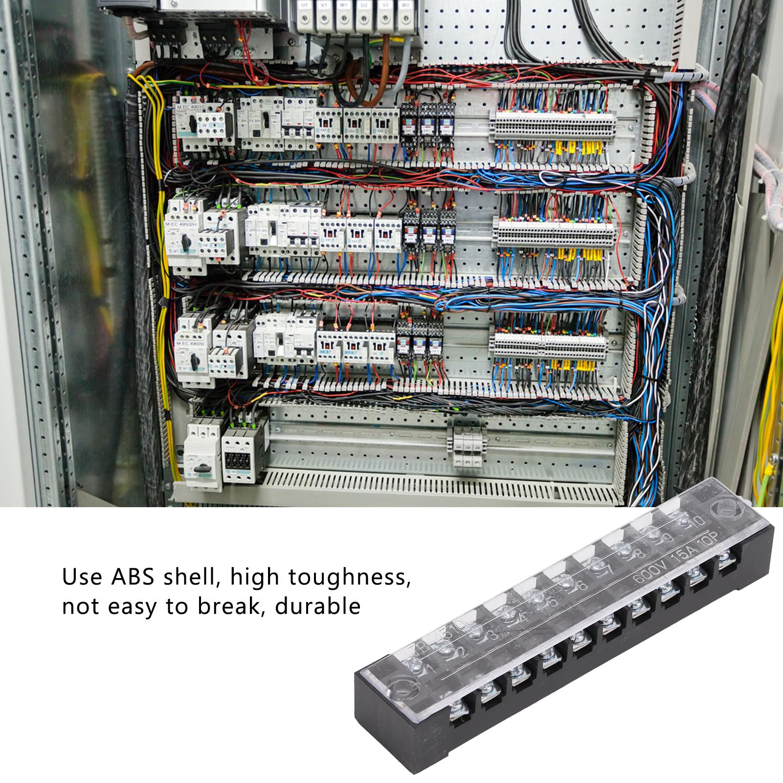 50pcs Terminal Block Stable Electrical Conductivity Compact Convenient Wire Connector for Factories 5A 600V
50pcs Terminal Block Stable Electrical Conductivity Compact Convenient Wire Connector for Factories 5A 600V