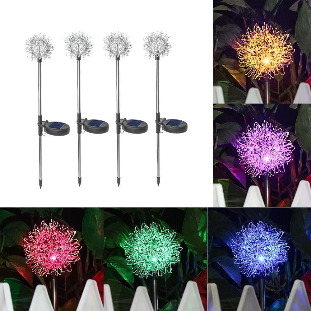 4Pcs LED Outdoor Sidewalk Light Cute Lawn Stakes Fairy Lamps Solar Flower Ball Light Path різнокольоровий
4Pcs LED Outdoor Sidewalk Light Cute Lawn Stakes Fairy Lamps Solar Flower Ball Light Path різнокольоровий