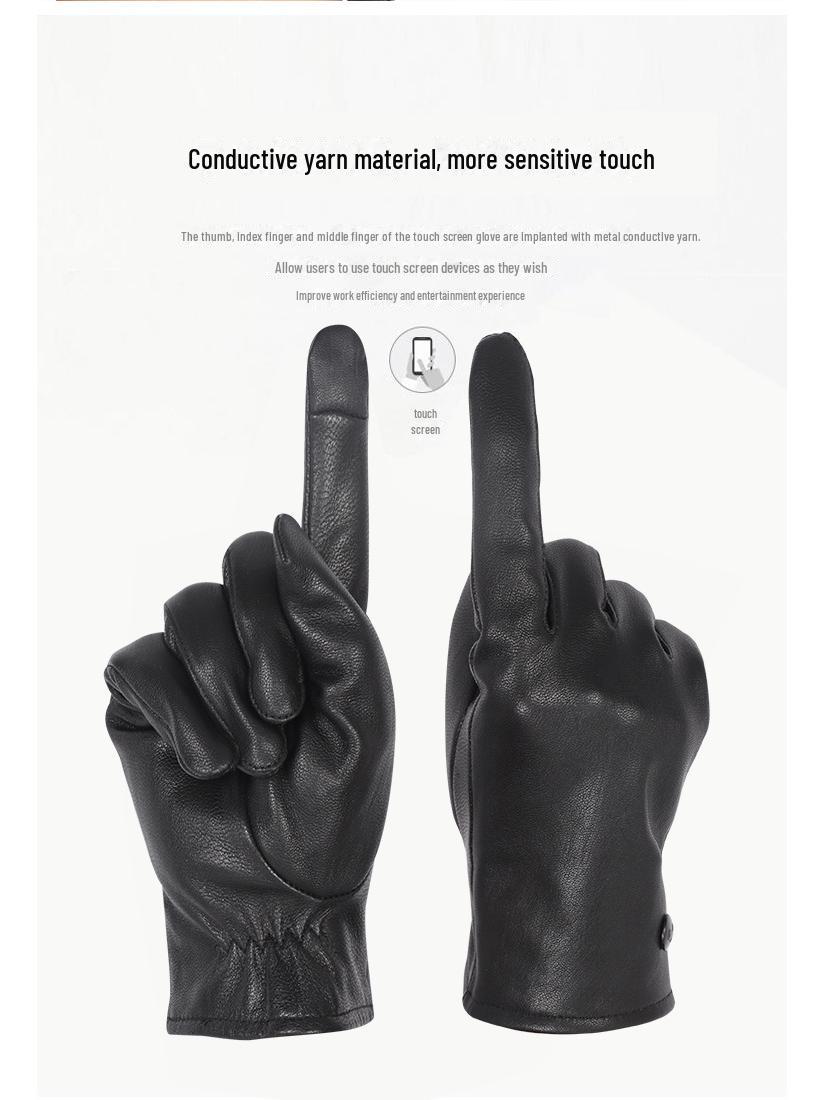 Жіночі шкіряні рукавички з овчини з сенсорним екраном з оксамитом – Ідеальний подарунок Large
Жіночі шкіряні рукавички з овчини з сенсорним екраном з оксамитом – Ідеальний подарунок Large