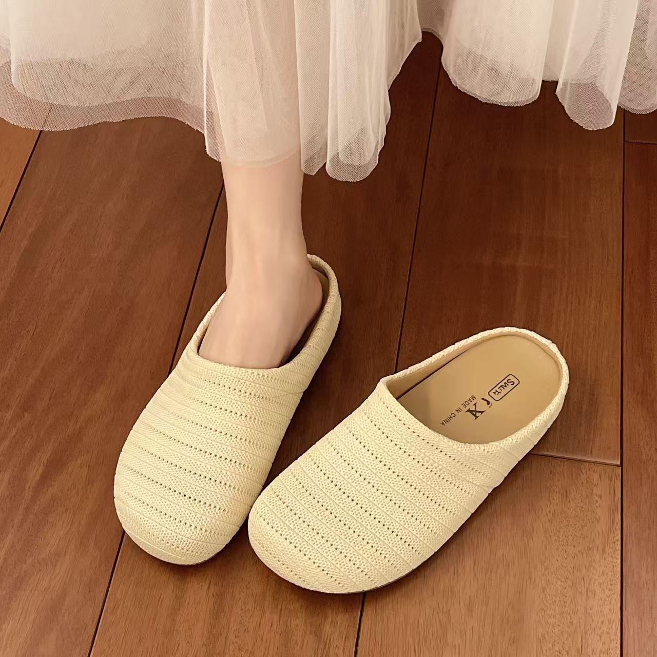 Hollow breathable bag head slippers women s summer new one-pedal soft-soled non-slip casual knitted slippers 35
Hollow breathable bag head slippers women s summer new one-pedal soft-soled non-slip casual knitted slippers 35