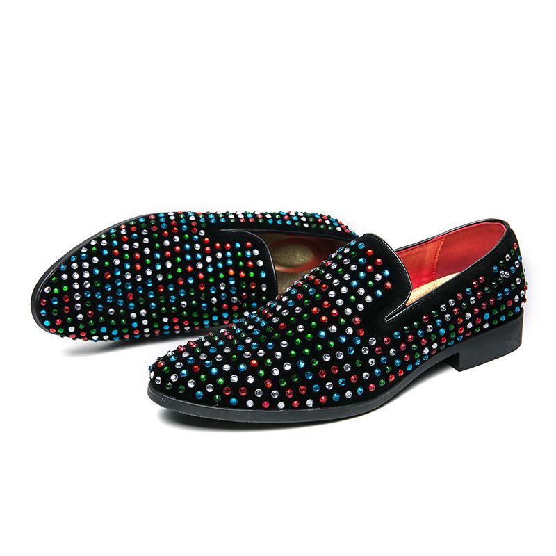 Large size rhinestone metal nightclub hairstylist trendy men s shoes size 38-47 Korean version one-pedal pointed leather shoes men 38
Large size rhinestone metal nightclub hairstylist trendy men s shoes size 38-47 Korean version one-pedal pointed leather shoes men 38