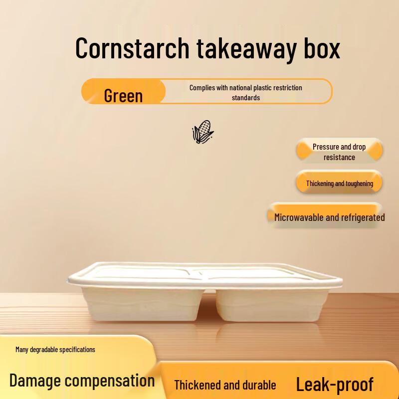 Biodegradable 4-Compartment Takeaway Containers
Biodegradable 4-Compartment Takeaway Containers