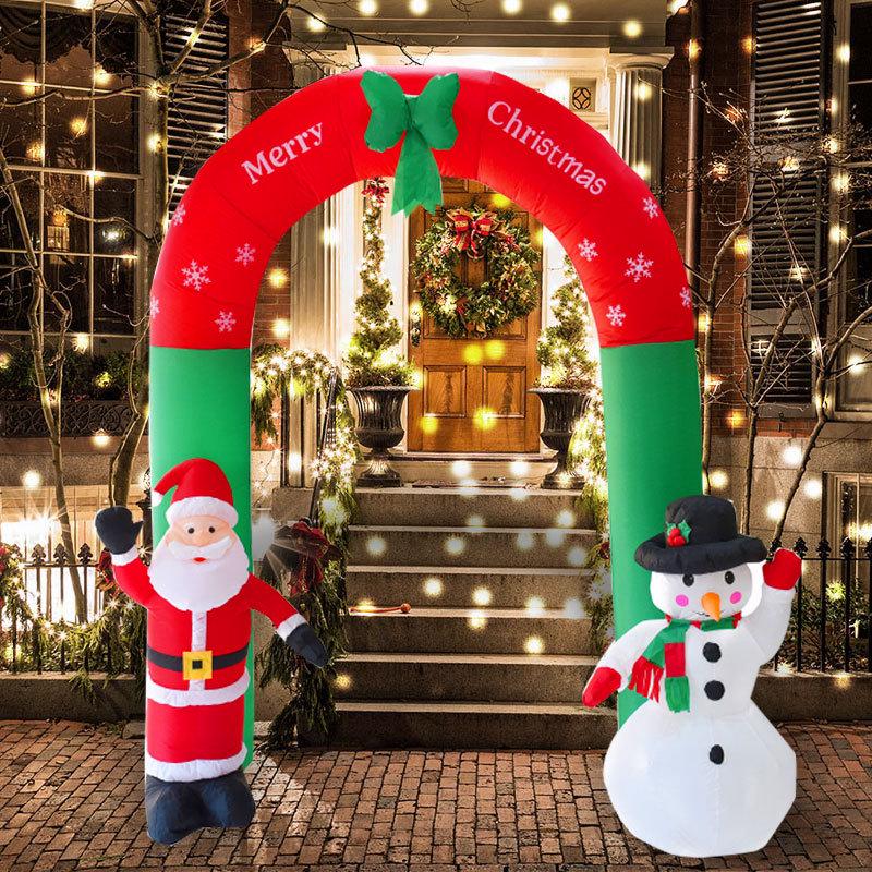 2.4m Inflatable Christmas Arch with Santa, Snowman & 3 Lights US Plug
2.4m Inflatable Christmas Arch with Santa, Snowman & 3 Lights US Plug