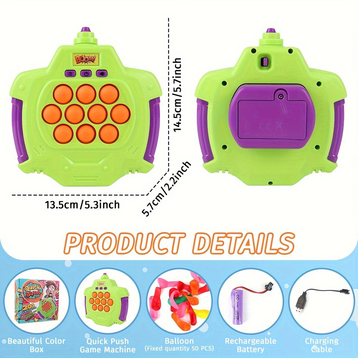 Boom of Balloons Pop Games Upgraded Pop Fidget Push Game Toy Quick Push Light up Fidget Toys Bubble Game для детей и взрослых
Boom of Balloons Pop Games Upgraded Pop Fidget Push Game Toy Quick Push Light up Fidget Toys Bubble Game для детей и взрослых