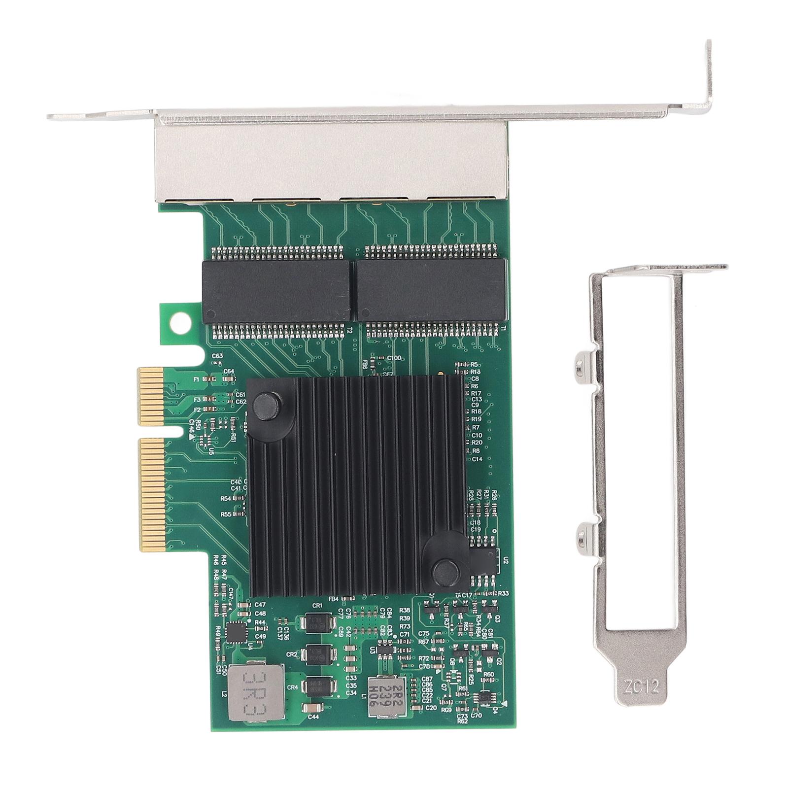 Gigabit PCIe X4 Network Card BCM5719 4 Port 1000Mbps Ethernet Network Adapter with 8 LED Indicators
Gigabit PCIe X4 Network Card BCM5719 4 Port 1000Mbps Ethernet Network Adapter with 8 LED Indicators