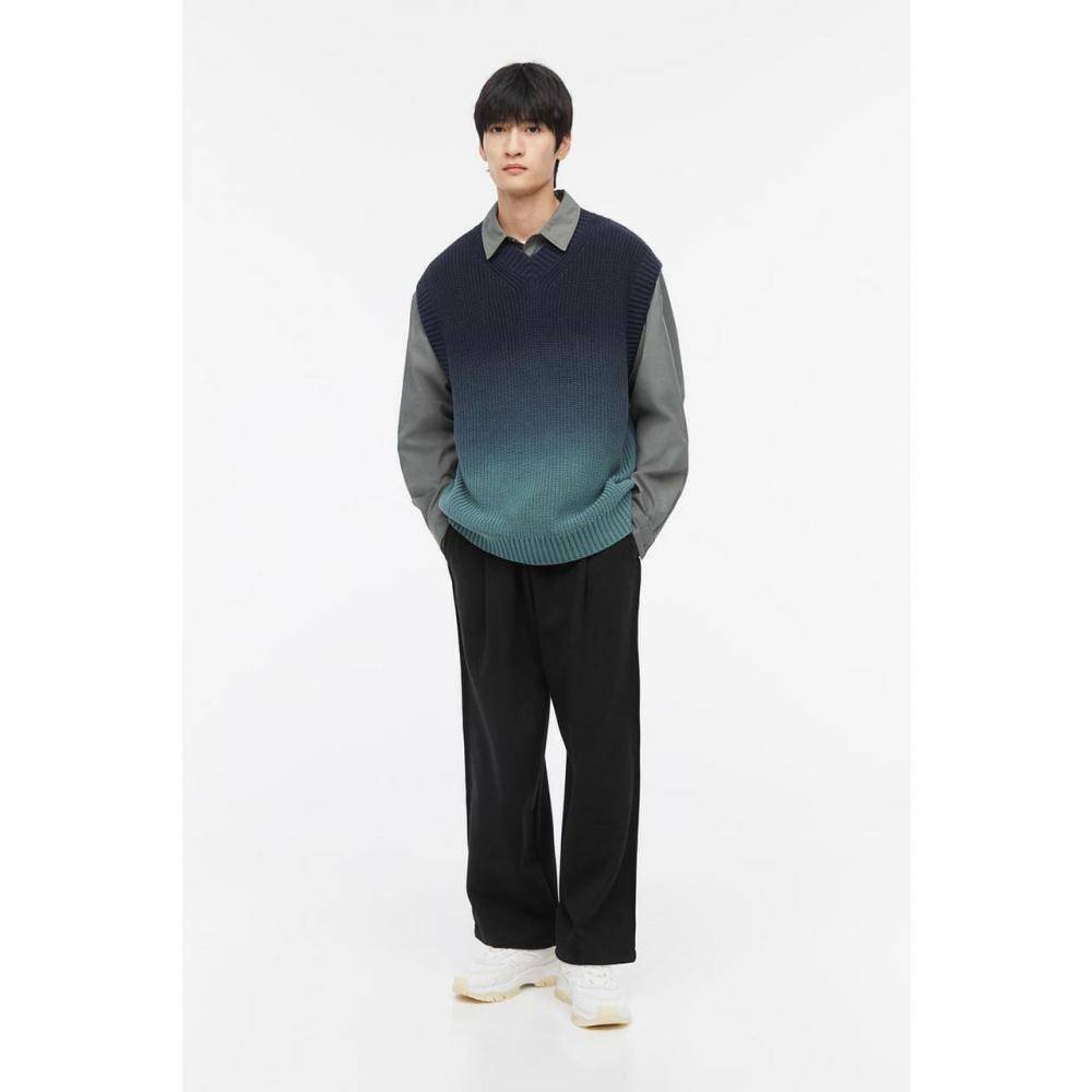 Брюки-джоггеры свободного кроя HM из джерси, черные 1184475002 
Брюки-джоггеры свободного кроя HM из джерси, черные 1184475002