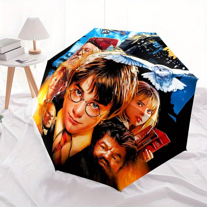 1pc Harry Potter Wizarding World Pattern Automatic 3-Fold Umbrella, 8 Iron Frames, High-Value Folding Umbrella, Suitable for Office, Travel
1pc Harry Potter Wizarding World Pattern Automatic 3-Fold Umbrella, 8 Iron Frames, High-Value Folding Umbrella, Suitable for Office, Travel