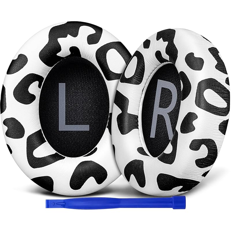 SOULWIT ear pads ear cushion for replacement Noise Cancelling 700 (NC700 / NCH700) for wireless headphones noise canceling - snow leopard print
SOULWIT ear pads ear cushion for replacement Noise Cancelling 700 (NC700 / NCH700) for wireless headphones noise canceling - snow leopard print