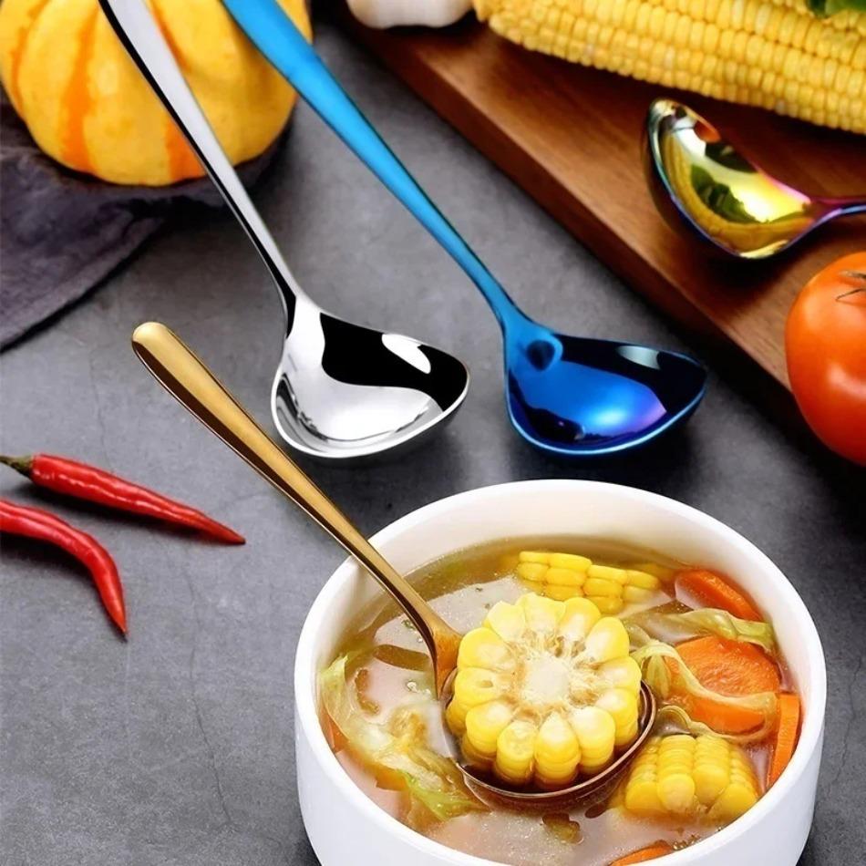 1 Pcs Stainless Steel Multi-purpose Soup Spoon Sauce Spoon Creative Deep Bottom Spoons Cute Kitchen Spoon Useful Kitchen Tool Pink
1 Pcs Stainless Steel Multi-purpose Soup Spoon Sauce Spoon Creative Deep Bottom Spoons Cute Kitchen Spoon Useful Kitchen Tool Pink