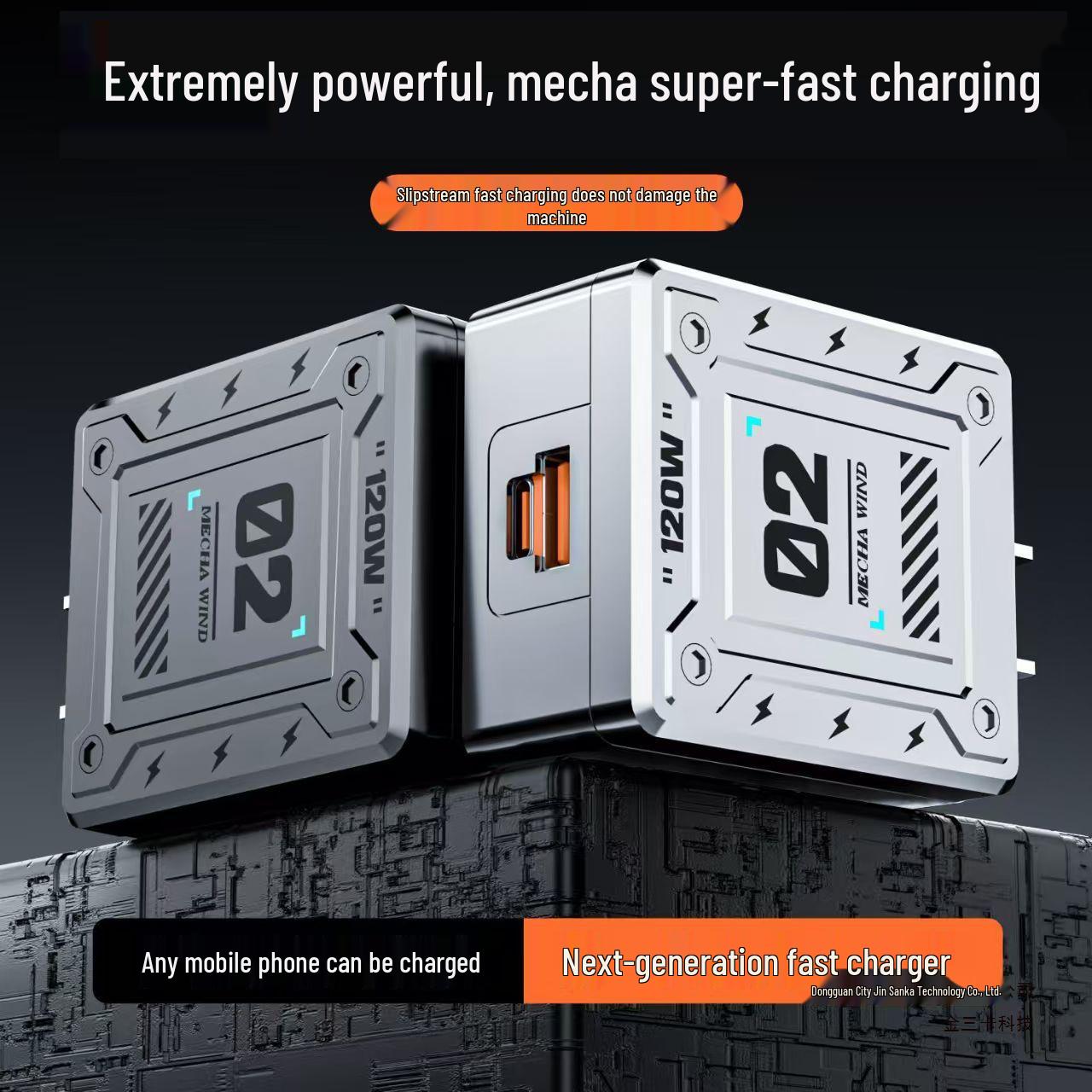 Ultra-Durable Rapid Charger: Compatible with Apple, Android, Huawei, Xiaomi for PD Fast Charging. Mecha Charger
Ultra-Durable Rapid Charger: Compatible with Apple, Android, Huawei, Xiaomi for PD Fast Charging. Mecha Charger