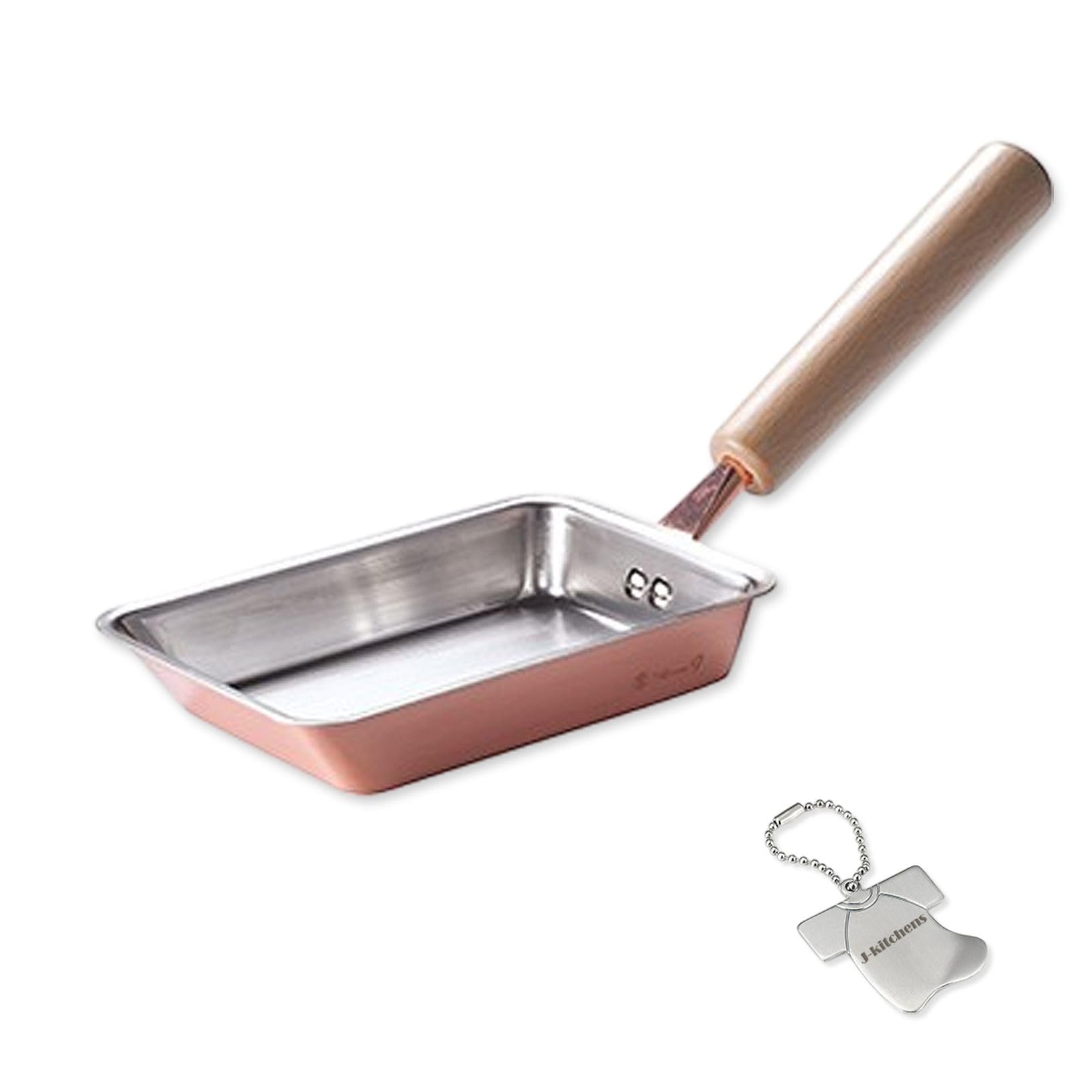 Copper Frying Pan for Egg Frying Gas Made in Original T Included J-kitchens Pan, 9cm, Only, Japan, Kankiri-kun
Copper Frying Pan for Egg Frying Gas Made in Original T Included J-kitchens Pan, 9cm, Only, Japan, Kankiri-kun