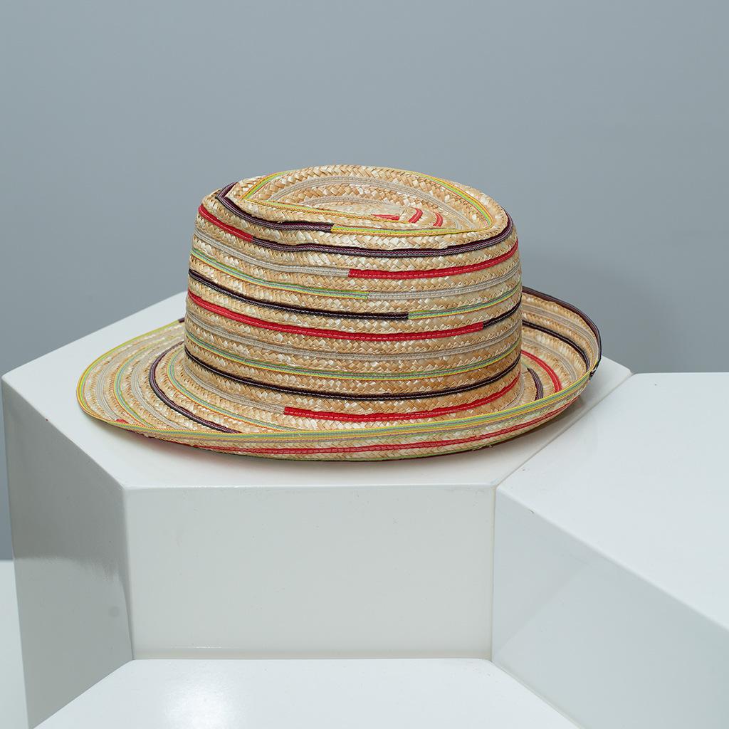 Bohemian Rainbow Stripe Straw Hat for Women, Flat Top Fedora Sun Cap, Outdoor Vacation Beach UV Protection 54-58CM)
Bohemian Rainbow Stripe Straw Hat for Women, Flat Top Fedora Sun Cap, Outdoor Vacation Beach UV Protection 54-58CM)