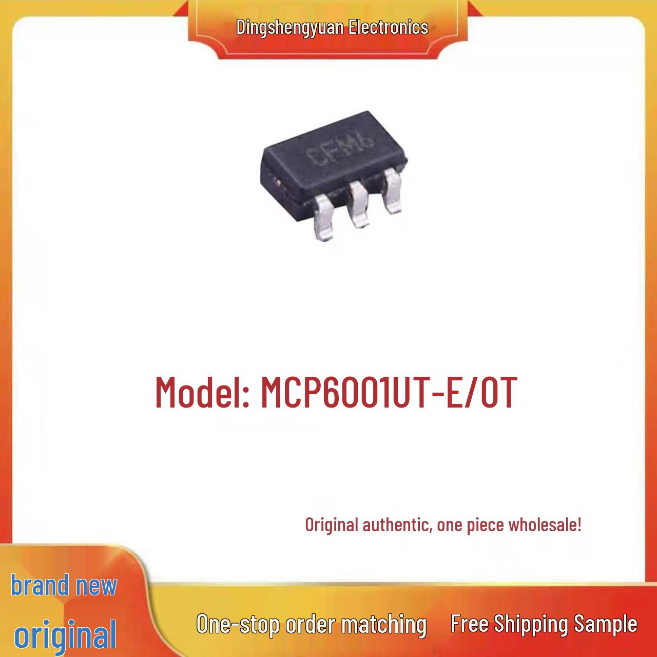 MCP6001UT-E/OT CF** Operational Amplifier IC, SOT23-5, Directly Photographic
MCP6001UT-E/OT CF** Operational Amplifier IC, SOT23-5, Directly Photographic