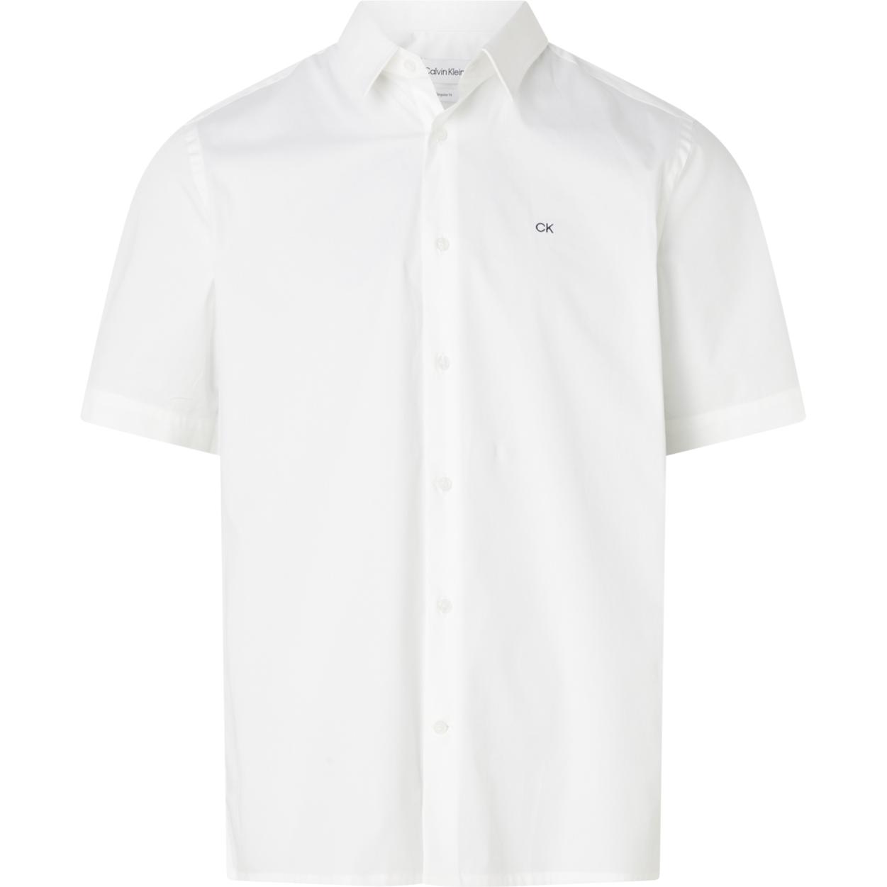 Calvin Klein Solid Color Point Collar Loose Fit Single Breasted Short Sleeve Shirt Men shirts White K10K109440-YAF S
Calvin Klein Solid Color Point Collar Loose Fit Single Breasted Short Sleeve Shirt Men shirts White K10K109440-YAF S