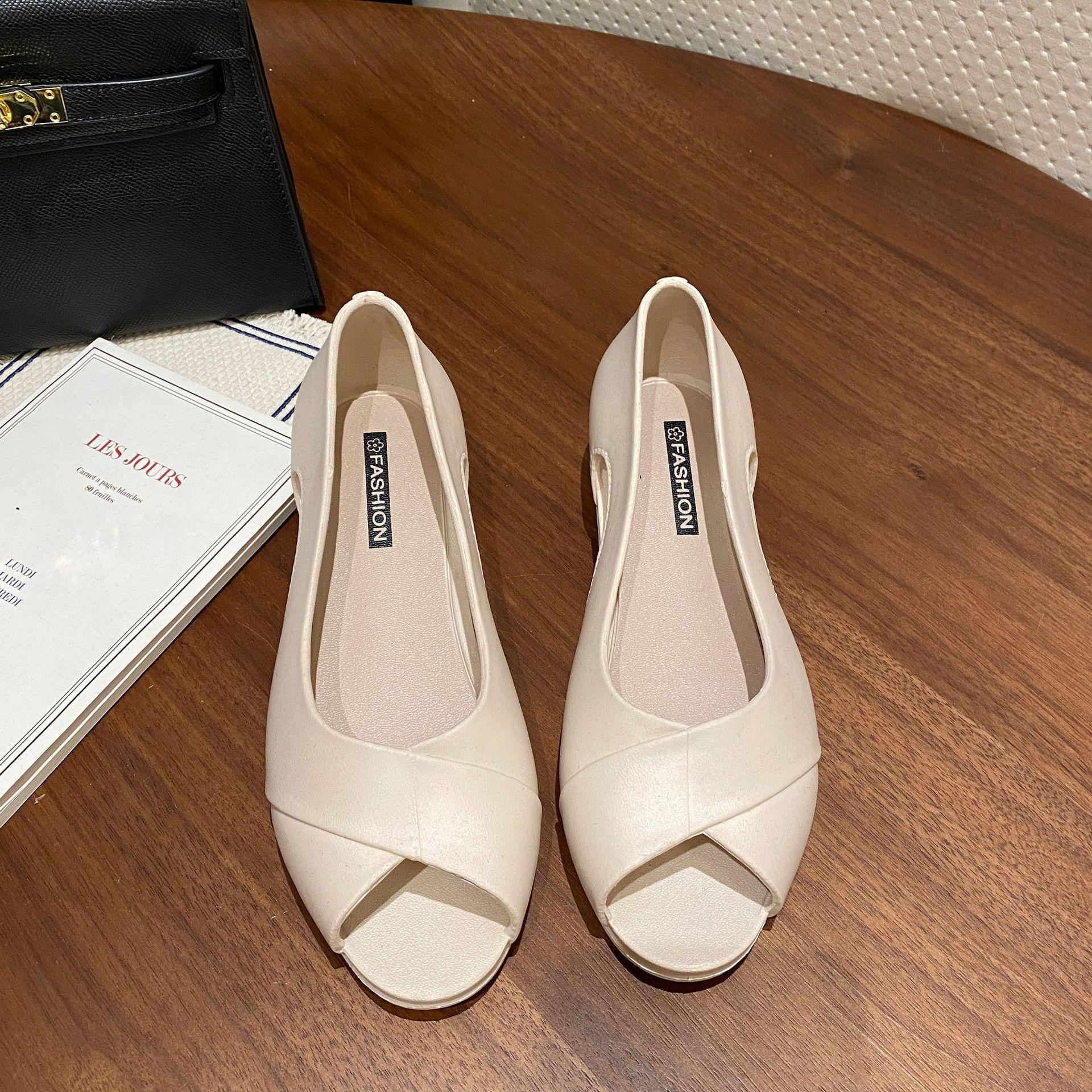 Женские летние новые сандалии на каблуке «рыбий рот» с грубым каблуком, модные сандалии на плоской подошве, повседневная верхняя одежда, одинарные туфли 38
Женские летние новые сандалии на каблуке «рыбий рот» с грубым каблуком, модные сандалии на плоской подошве, повседневная верхняя одежда, одинарные туфли 38