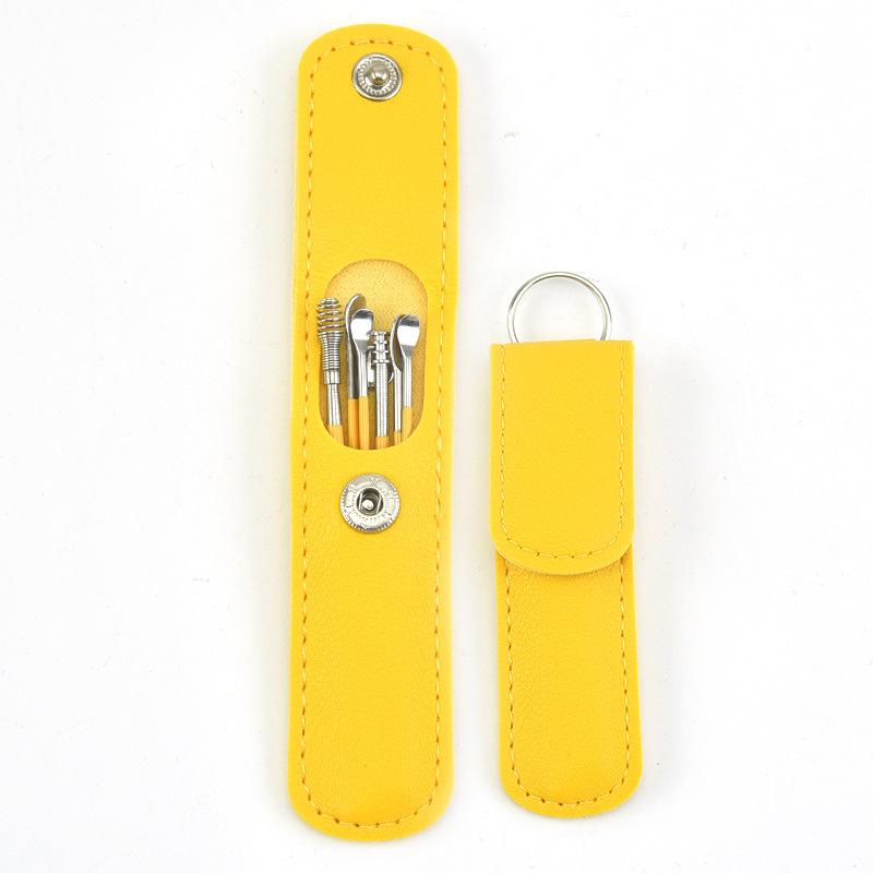 6 шт./компл. щипцы для удаления ушной серы, набор для пирсинга из нержавеющей стали, кюретка для удаления ушной серы, ложка для ухода за ушами, инструмент для чистки ушей жёлтый
6 шт./компл. щипцы для удаления ушной серы, набор для пирсинга из нержавеющей стали, кюретка для удаления ушной серы, ложка для ухода за ушами, инструмент для чистки ушей жёлтый