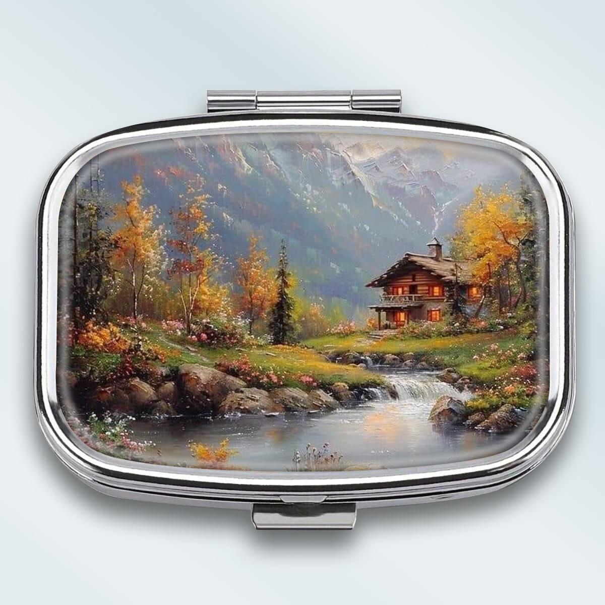 Portable Pill Box with 2 Compartments, Mini Metal Medicine Organizer Case, Cute Printed Pill Container for Vitamins, Pills, Jewelry, Travel, Daily Use різнокольоровий
Portable Pill Box with 2 Compartments, Mini Metal Medicine Organizer Case, Cute Printed Pill Container for Vitamins, Pills, Jewelry, Travel, Daily Use різнокольоровий